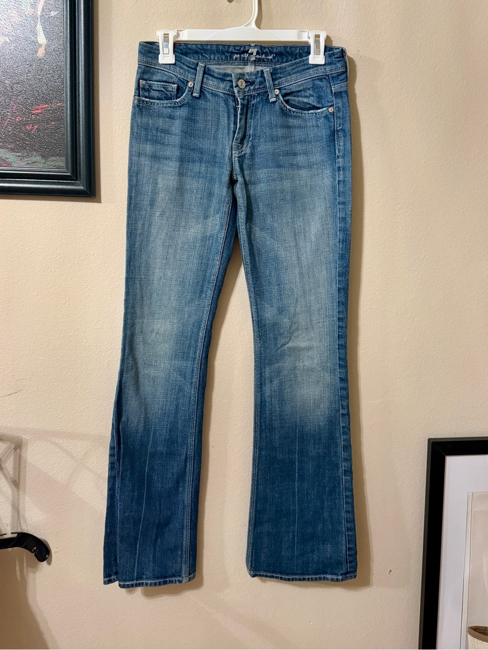 7 For All Mankind Classic Women's Mid-Blue Bootcut Jeans Sz 25